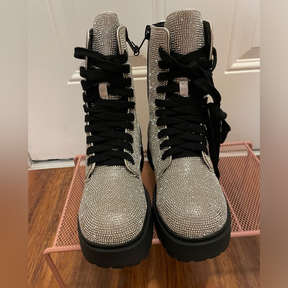 Sugar Thrillz Diamond Duchess Bling Boots